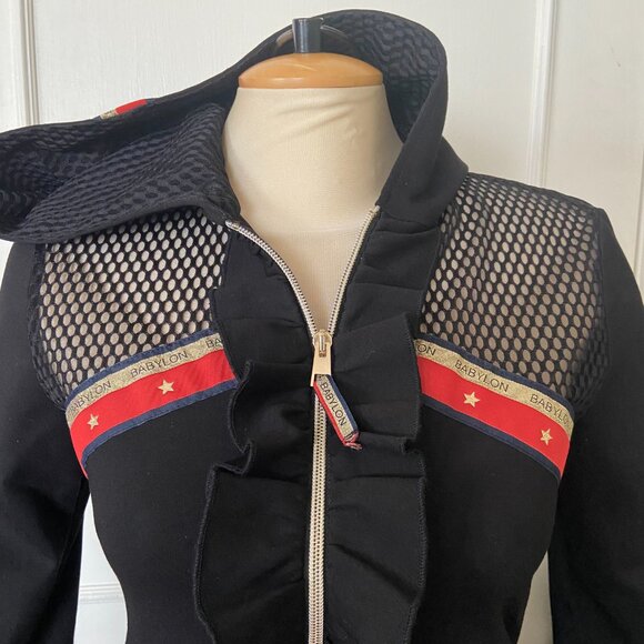 Black W Les Femmes Babylon Jacket/Hoodie Size US 6; Italy 42 - Picture 2 of 13